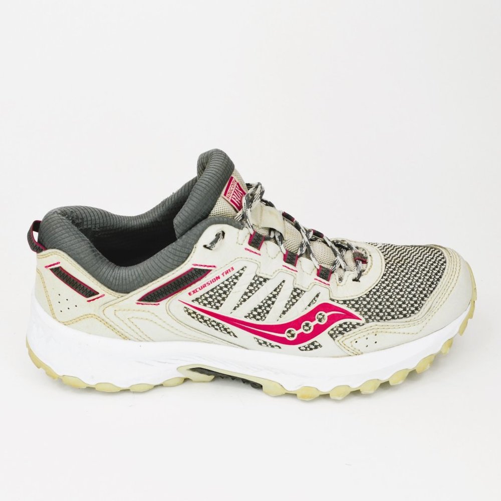 Saucony Excursion TR13 Women's Size 9.5 Cream Running Trail Sneakers S10524-15